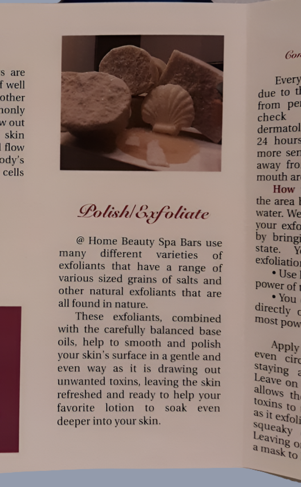 Sea Salt Exfoliating Spa Bar At home Beauty Treatment