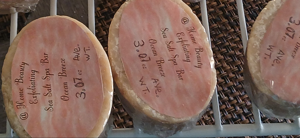 Sea Salt Exfoliating Spa Bar At home Beauty Treatment